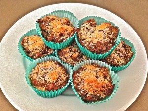 Lumberjack cup cakes: Gluten free, no added sugar or butter