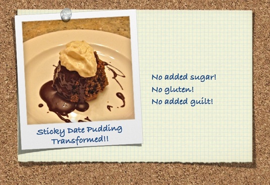 Best Food For Weight Loss: Sticky Date Pudding, Gluten Free, Low Carb, No Added Sugar