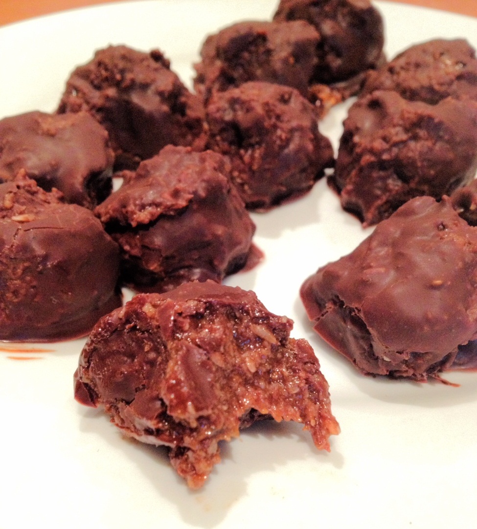 Orange and Date Chocolate Truffles: Gluten Free, High Protein, No added Sugar