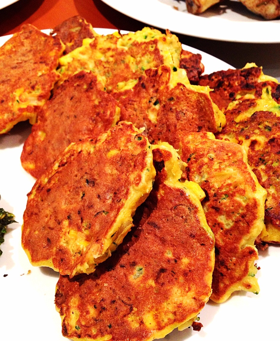 Corn and Zucchini Fritters