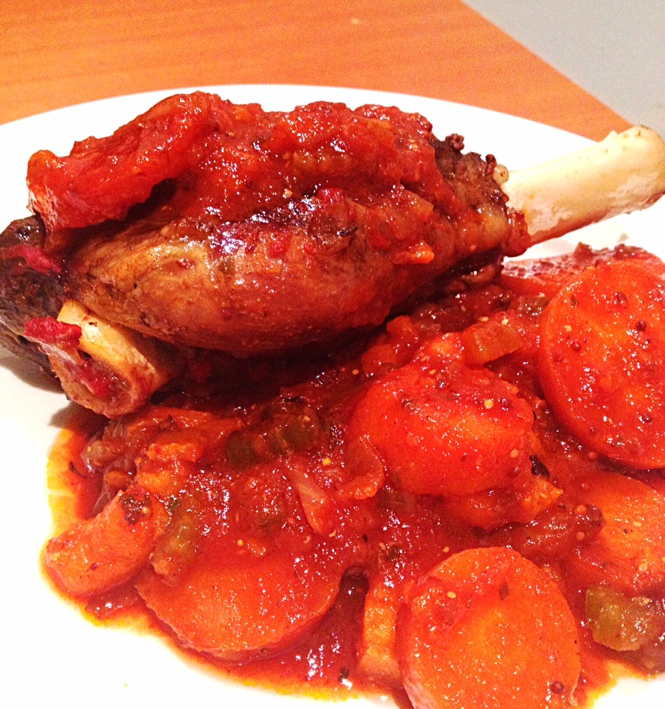 Slow Cooked Lamb Shanks