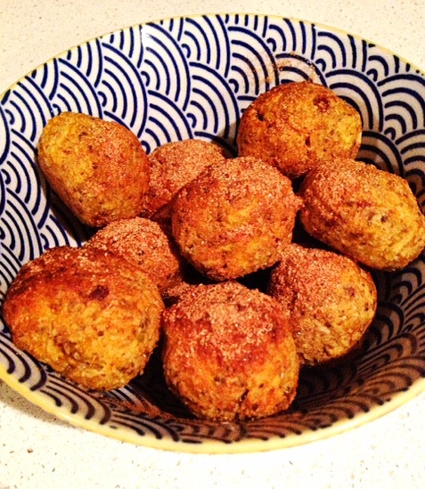 Mini Apple and Cinnamon Bites: Gluten, Sugar and Butter Free