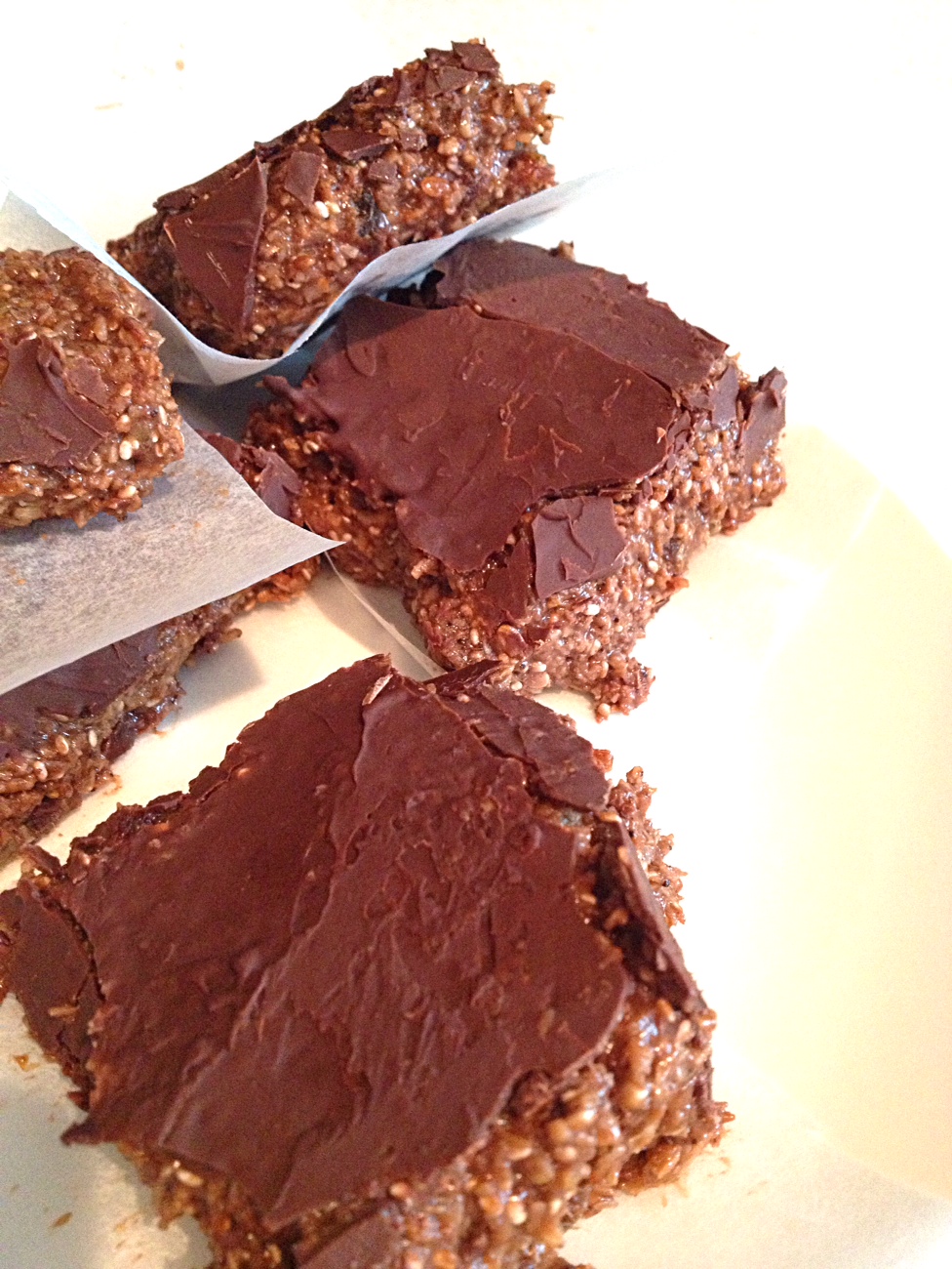 Crunchy Chocolate Brownies - Gluten and Sugar Free