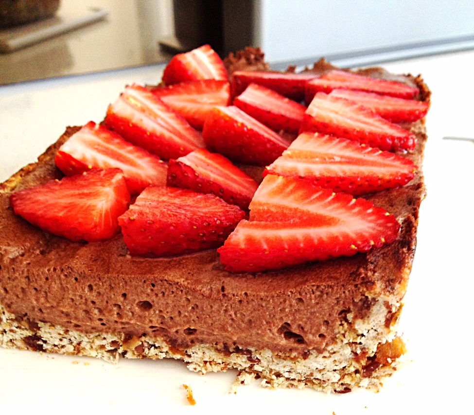 Chocolate Mousse Tart - High Protein, Gluten Free, No added Sugar