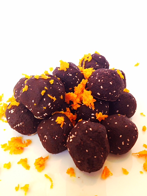 Raw Jaffa Chocolate Balls - Low carb, gluten free