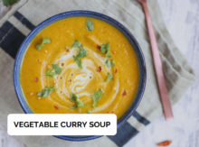 VEGETABLE CURRY SOUP